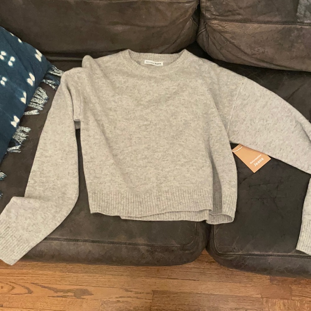 💕REFORMATION💕 Cashmere Boyfriend Sweater ~ Gray